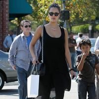 Jessica Alba out shopping with her mother